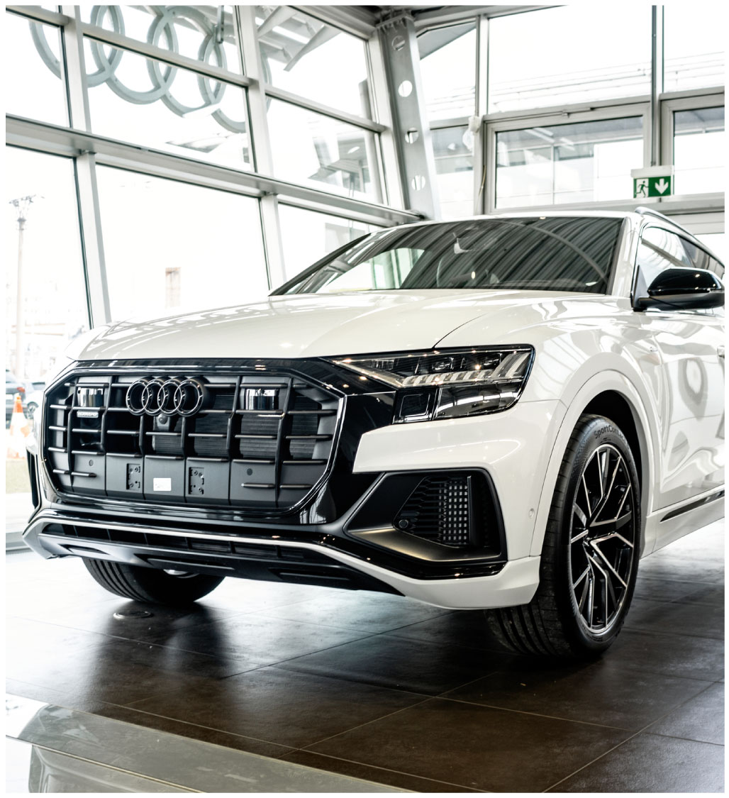 Audi with car window tint installed in Sale Creek