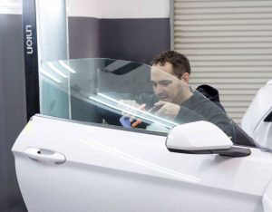 Front car window tinting in Dayton